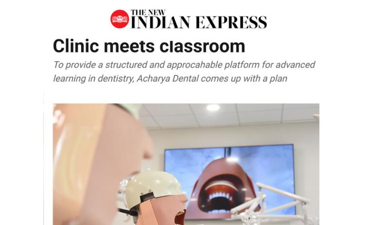 The New Indian Express - Clinic Meets Classroom